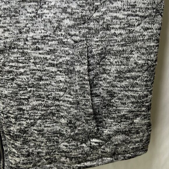 Indiana Hoosiers Gameday Couture Full Zip Quilted Vest Women Size Large Gray EUC - Picture 5 of 12
